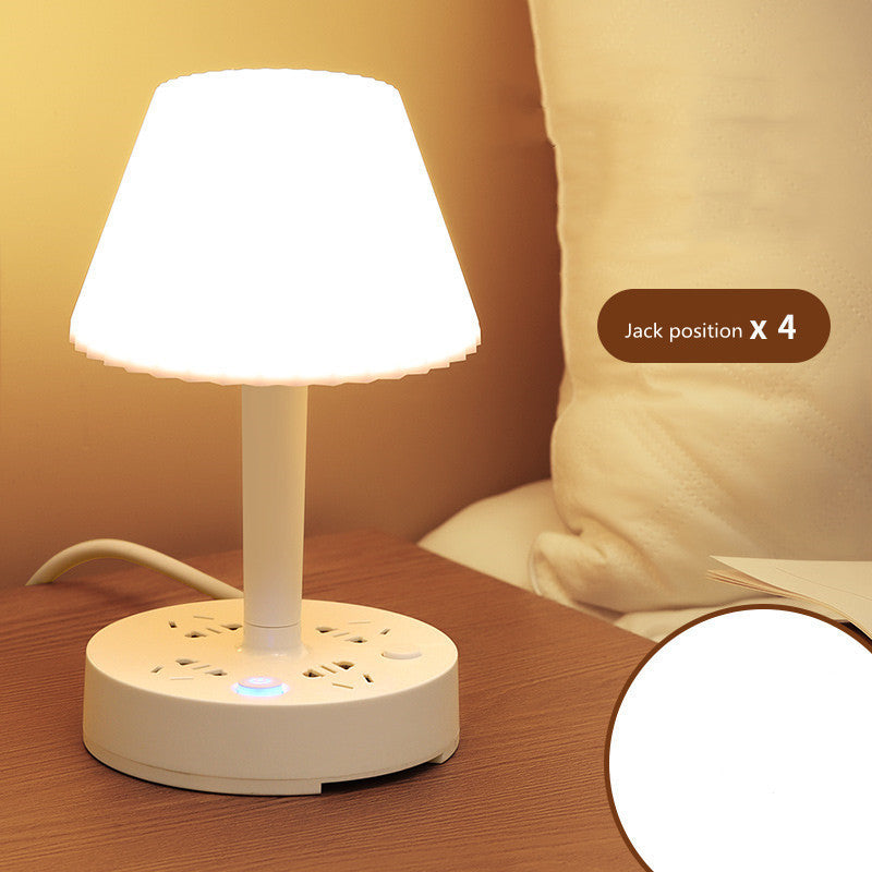 Modern LED Table Lamp with Charging Station| velvetlanes.com