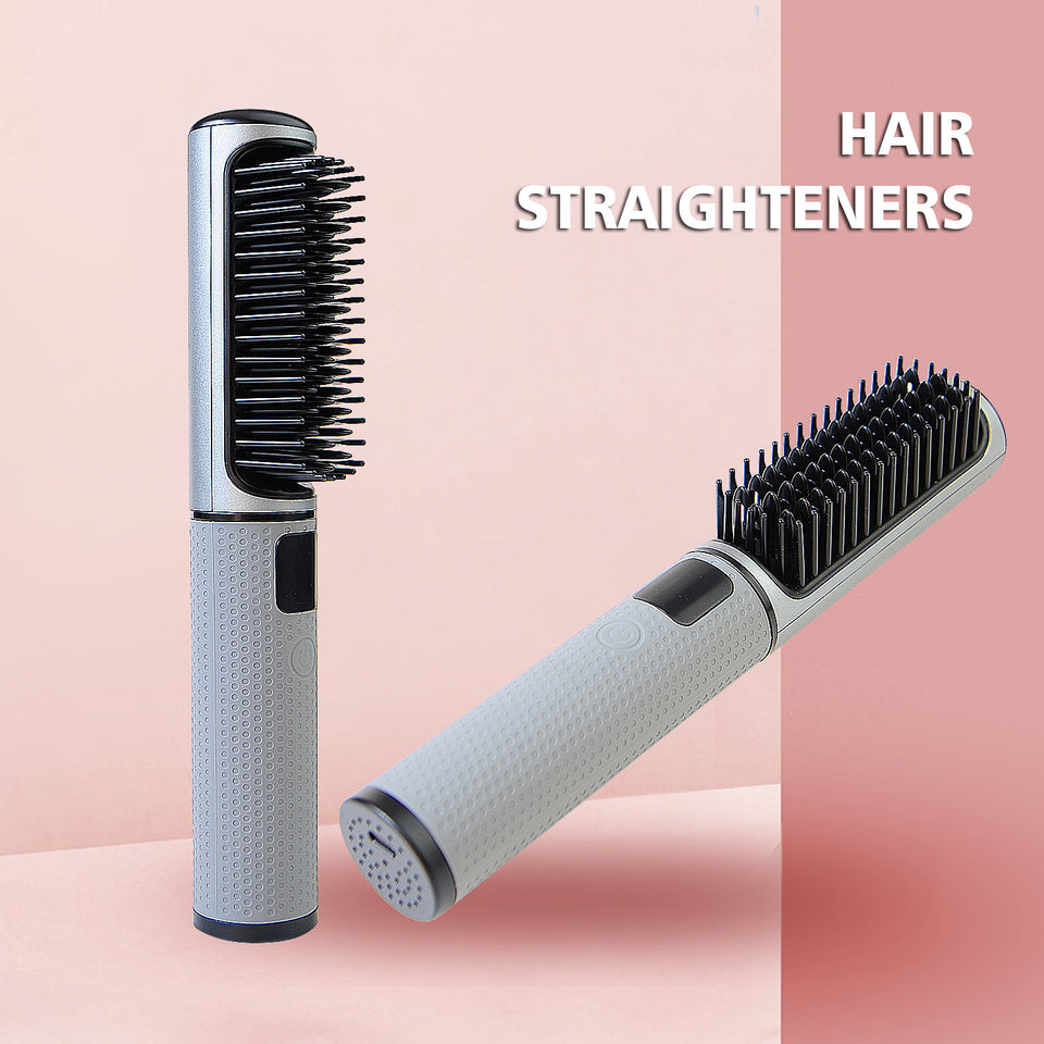 Portable Hair Straightening Comb| velvetlanes.com