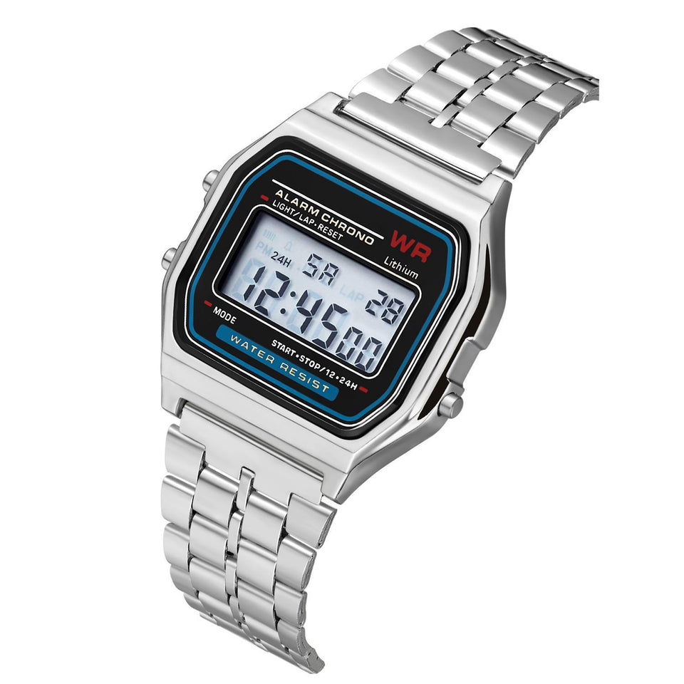 F91W Steel Electronic Watch